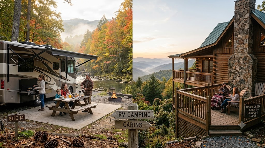 RV Camping vs Cabin Rentals in Gatlinburg: Which Is Right for You?