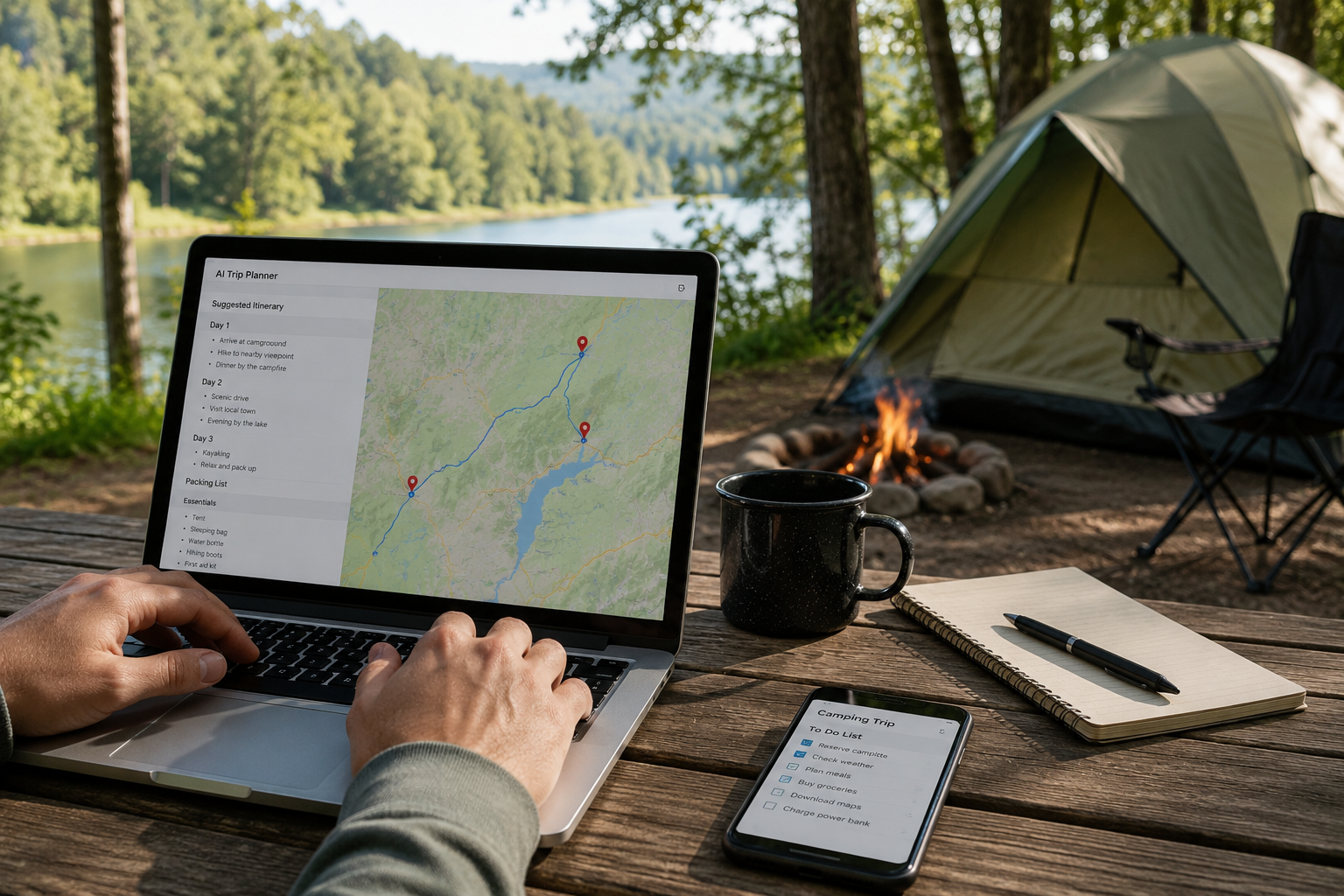 AI camping trip planning AI camping trip planning